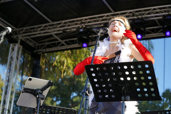 Retro piknik na grójeckim rynku