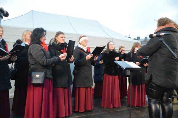 Ognisty finał Wigilii Miejskiej w Grójcu