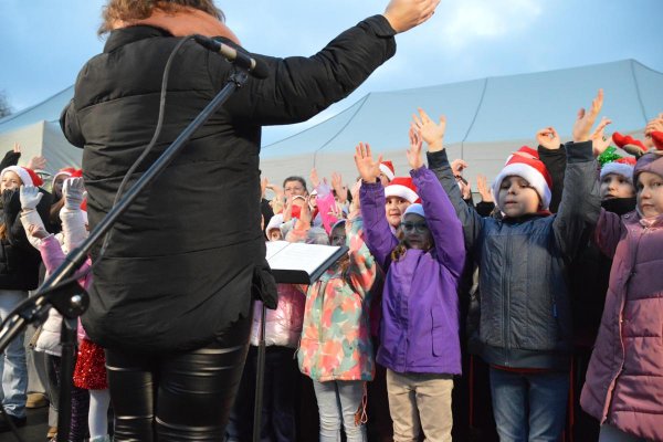 Ognisty finał Wigilii Miejskiej w Grójcu
