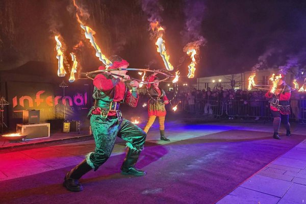Ognisty finał Wigilii Miejskiej w Grójcu