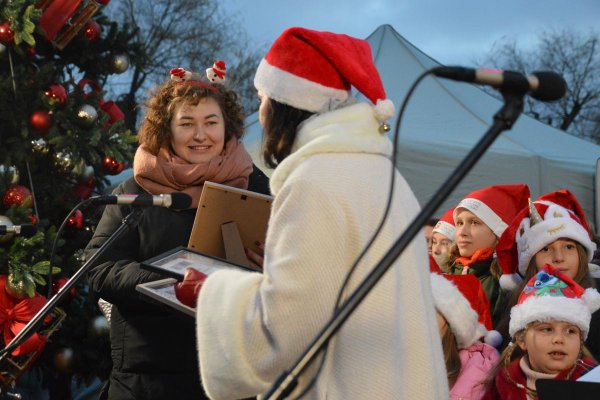 Ognisty finał Wigilii Miejskiej w Grójcu