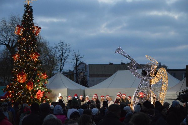 Ognisty finał Wigilii Miejskiej w Grójcu
