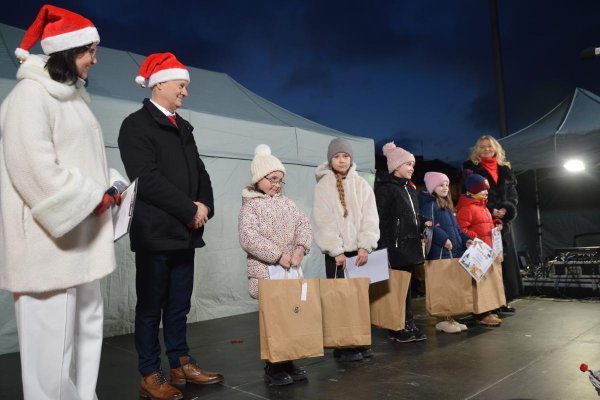 Ognisty finał Wigilii Miejskiej w Grójcu