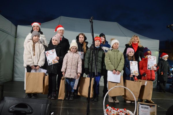 Ognisty finał Wigilii Miejskiej w Grójcu