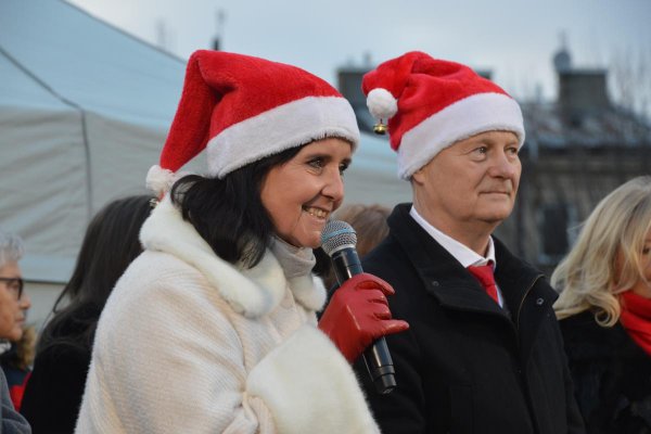 Ognisty finał Wigilii Miejskiej w Grójcu