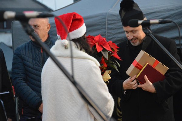 Ognisty finał Wigilii Miejskiej w Grójcu