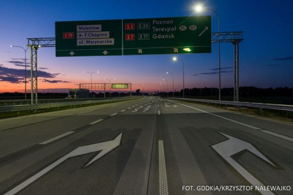 Kolejny odcinek S7 Grójec - Warszawa oddany do ruchu!