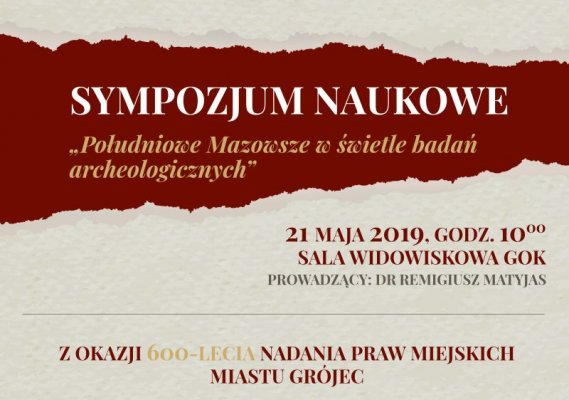 Sympozjum naukowe na 600-lecie praw miejskich Grójca