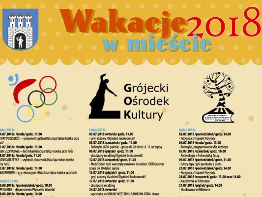 Wakacje 2018 w mieście