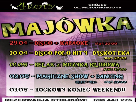 Majówka w Czterech Kotach
