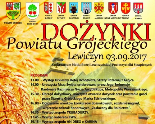 Dożynki Powiatu Grójeckiego 2017