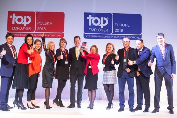 Faurecia zdobyła certyfikat Top Employer Polska 2018