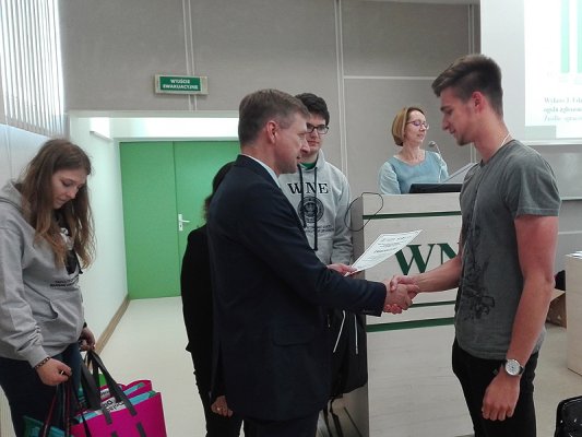 Kolejny „Indeks SGGW” dla ucznia ZSP w Jasieńcu