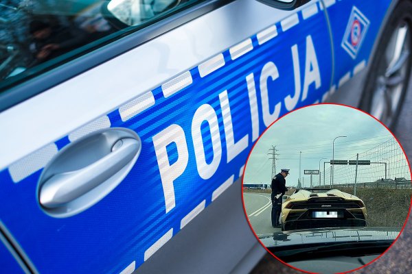 Chciał przetestować swoje Lamborghini na trasie S7  