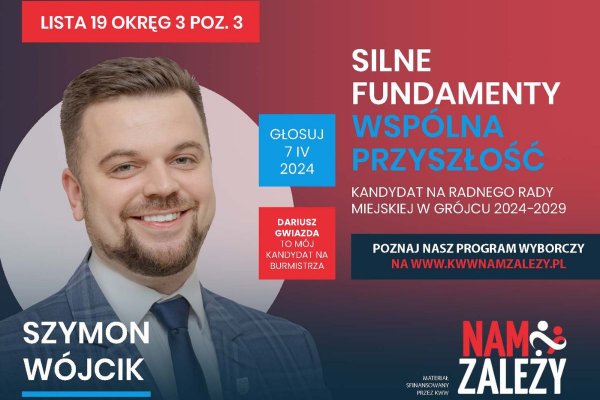 Postaw na bezpieczną i przyjazną wieś z Szymonem Wójcikiem 