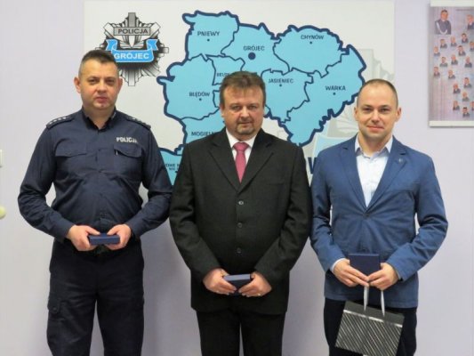 Pożegnano policjantów odchodzących na emeryturę