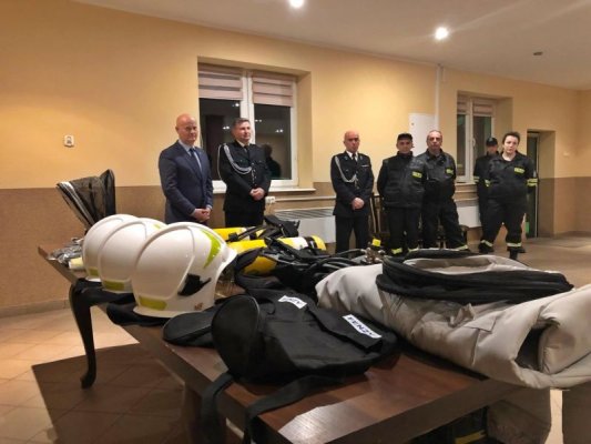 Nowy sprzęt dla strażaków z OSP Pabierowice 