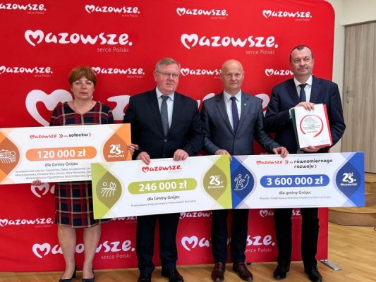 14 umów dla Grójca w ramach programu wsparcia Samorządu Województwa Mazowieckiego