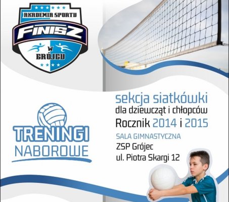 Akademia Sportu Finisz tworzy sekcję siatkówki w Grójcu 