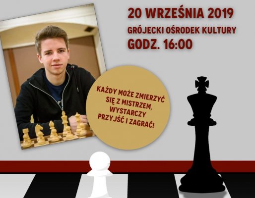 600-lecie Grójca: w piątek symultana szachowa z Mistrzem Polski Juniorów