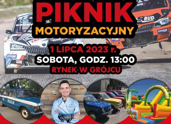Rodzinny Piknik Motoryzacyjny na grójeckim rynku