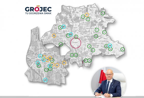 Podsumowanie inwestycji 2023 w gminie Grójec [MAPA]