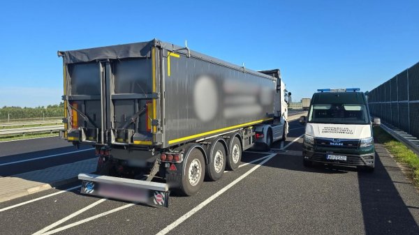 Międzynarodowy transport zboża wstrzymany pod Grójcem