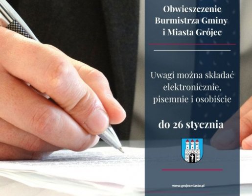 Obwieszczenie Burmistrza Gminy i Miasta Grójec
