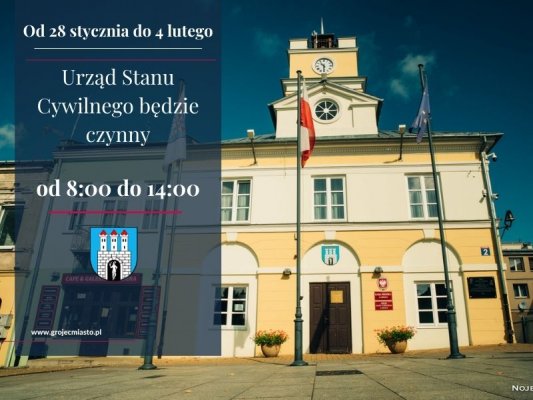 Nowe godziny pracy Urzędu Stanu Cywilnego