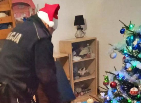 Dzielnicowy zorganizował pomoc potrzebującej rodzinie