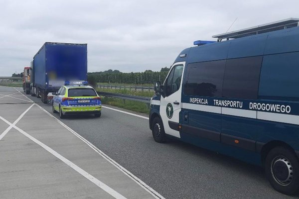 Nietrzeźwy kierowca ciężarówki zatrzymany na S7 pod Grójcem