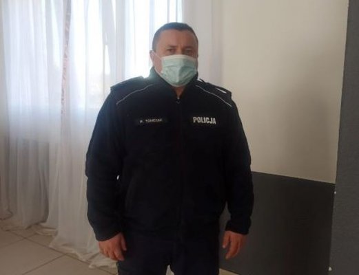 Dzielnicowy spotkał się z uchodźcami z Ukrainy