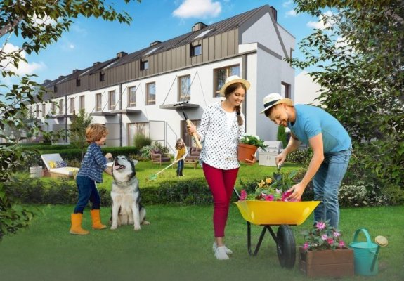 Potrzebujesz przestrzeni? Domy z własnym ogródkiem i miejscem postojowym 1,5 km od Ursynowa