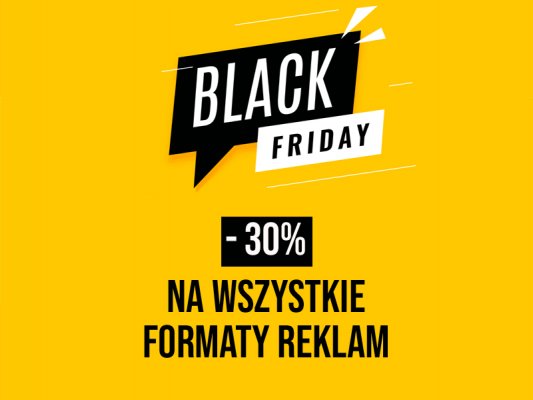 Ceny reklam spadają! Black Week na Grojec24.net