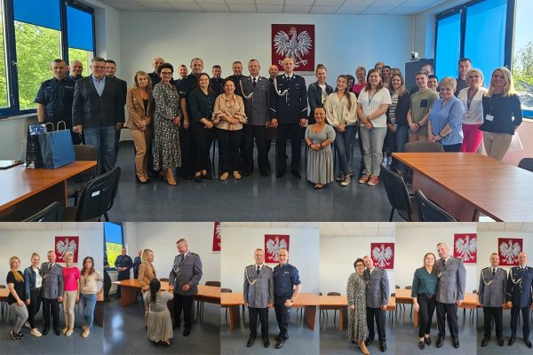 Pożegnanie z mundurem po 32 latach służby w grójeckiej policji