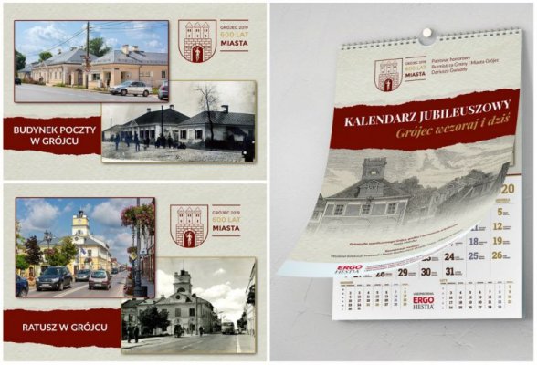 Wyjątkowy kalendarz Grójec wczoraj i dziś na rok 2020