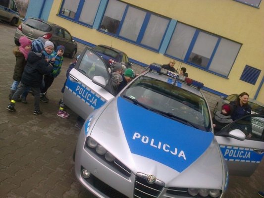 Nietypowi goście na komendzie Policji