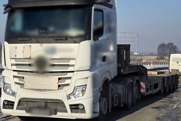 Kontrola ITD na S7 pod Grójcem. Niewłaściwy tachograf w przewozie międzynarodowym