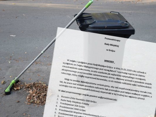 Opłaty za śmieci: jest wniosek o zespół roboczy