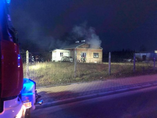 Pożar na ul. Zdrojowej: drugi raz płonie ten sam budynek