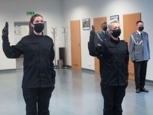 Nowe policjantki złożyły ślubowanie