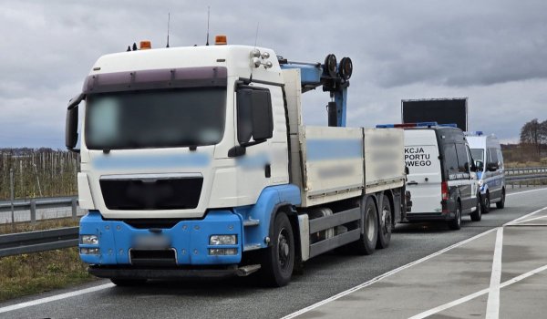 Kontrola kierowcy ciężarówki na S7 pod Grójcem będzie miał swój finał w sądzie