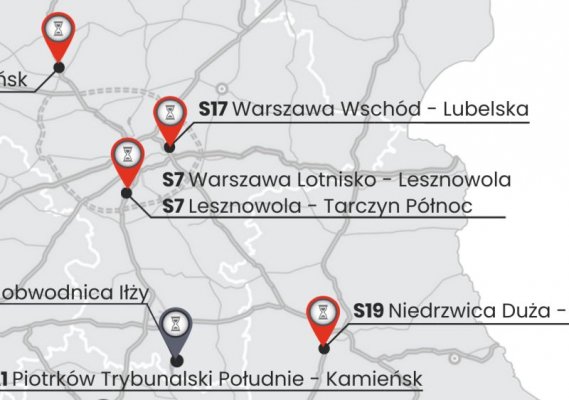 GDDKiA przedstawia plany na 2022 rok. Wśród nich trasa S7 Grójec - Warszawa