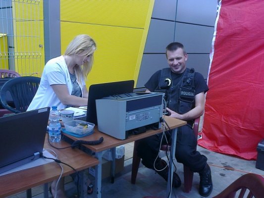 Policjanci włączyli się w akcję krwiodawstwa