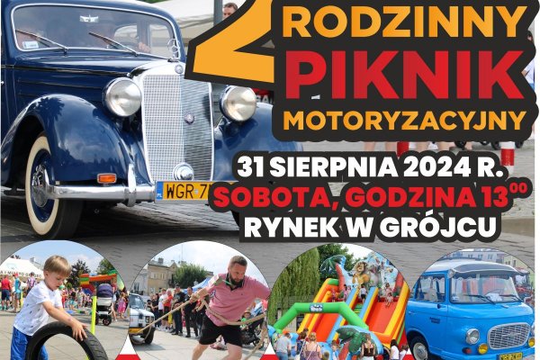 Nadchodzi drugi Rodzinny Piknik Motoryzacyjny w Grójcu