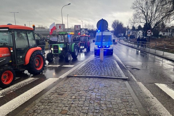 Jutro protest rolników w Grójcu. Policja apeluje do kierowców