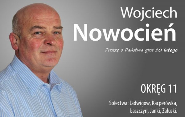 Wojciech Nowocień nowym radnym gminy Błędów