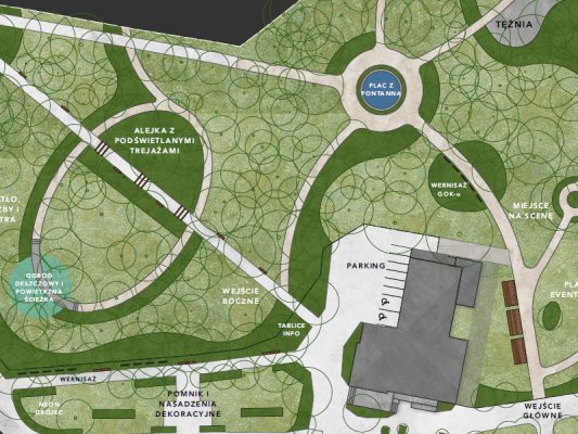 Tak ma wyglądać grójecki park po rewitalizacji