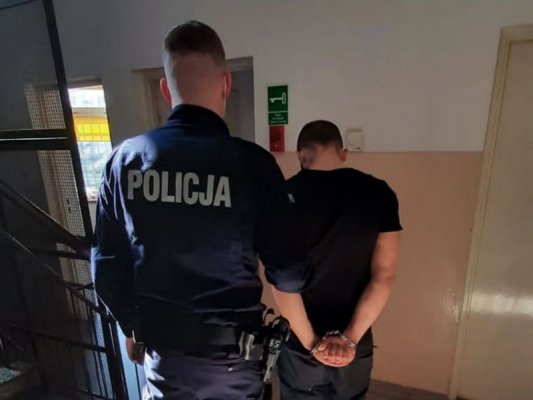 Złodziej paliwa złapany na gorącym uczynku