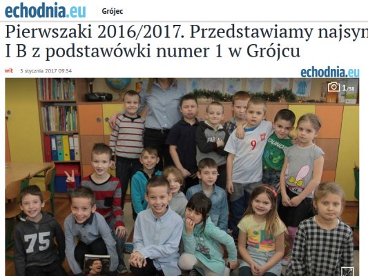 15307 głosów na klasę z Grójca